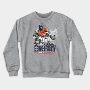 Space City Big Stick Baseball Crewneck Sweatshirt